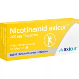 NICOTINAMID axicur 200 mg tablety, 10 ks