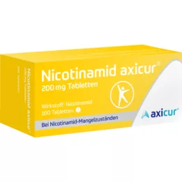 NICOTINAMID axicur 200 mg tablety, 100 ks
