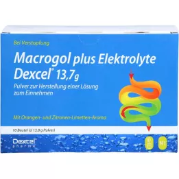 MACROGOL plus Elektrolyty Dexcel 13,7 g PLE, 10 ks