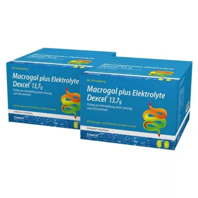 MACROGOL plus Elektrolyty Dexcel 13,7 g PLE, 100 ks