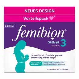 FEMIBION 3 kombinovaná balení na kojení, 2X112 ks