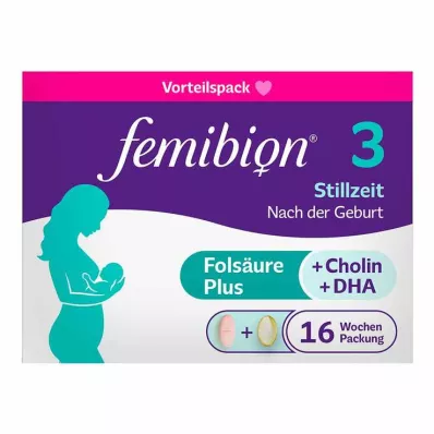 Kombinované balení kojení Femibion 3, 2x112 ks
