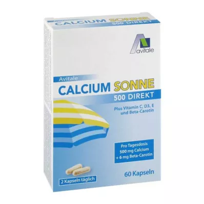 Calcium Sun 500 kapslí, 60 ks