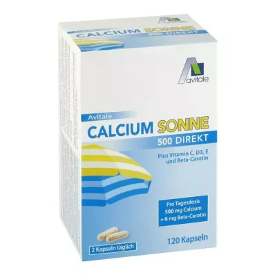 Calcium Sun 500 kapslí, 120 kusů