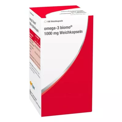Omega-3 Biomo 1000 mg měkké tobolky, 100 kusů