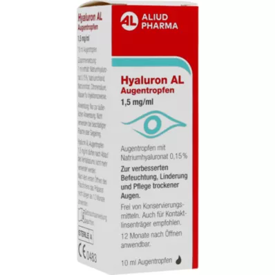 HYALURON AL Oční kapky 1,5 mg/ml, 1x10 ml