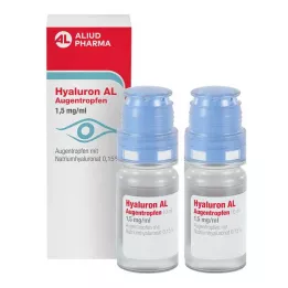 HYALURON AL Oční kapky 1,5 mg/ml, 2x10 ml