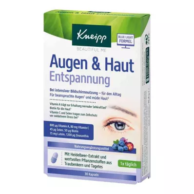 Kapsle na relaxaci pokožky Kneipp Eyes &amp; (30 kusů)