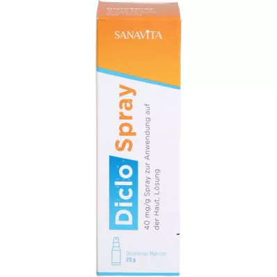 DICLOSPRAY 40 mg/g sprej pro aplikaci na kůži, 25 g