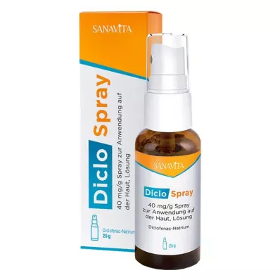 DicloSpray 40 mg/g pro použití na kůži, 25 g