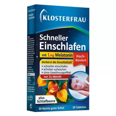 KLOSTERFRAU Faster Sleep Tablets, 30 kapslí