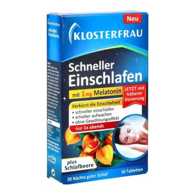 KLOSTERFRAU Faster Sleep Tablets, 30 kapslí