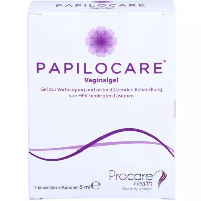PAPILOCARE Vaginální gel, 7X5 ml
