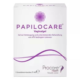 PAPILOCARE Vaginální gel, 7X5 ml