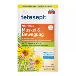 TETESEPT Svalová mořská sůl &amp; Cvičení, 80 g