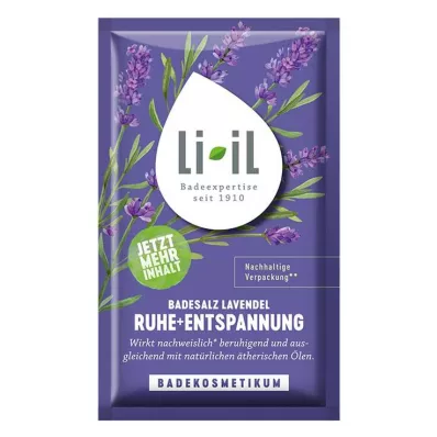 LI-IL Koupelová sůl levandule uklidňující + relaxace, 80 g