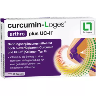 CURCUMIN-LOGES arthro plus UC-II kapsle, 60 ks