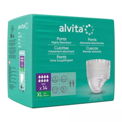 Inkontinenční kalhotky Alvita maxi xl, 14 ks