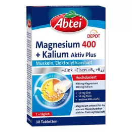 ABTEI Hořčík 400+draslík v tabletách, 30 ks