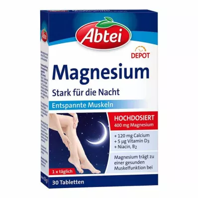 Abbey Magnesium Strong for the Night Depot Tablets, 30 ks