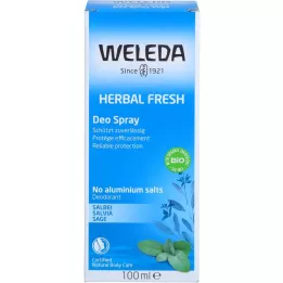 WELEDA Herbal Fresh Deo Spray Šalvěj, 100 ml
