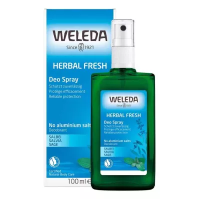 Weleda Herbal Fresh Deodorant Spray Sage, 100 ml