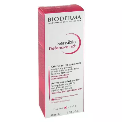 Bioderma Sensibio Defensive bohatá tuba, 40 ml