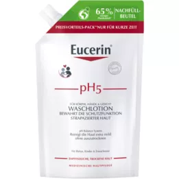 EUCERIN Náhradní náplň pH5 Wash Lotion Sensitive Skin, 400 ml