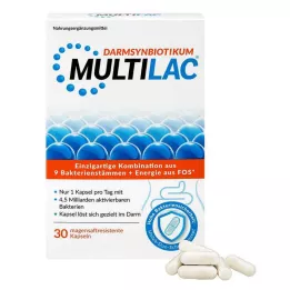 MULTILAC Střevní synbiotické enterické kapsle, 30 ks