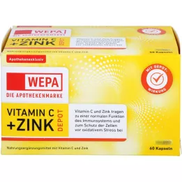 WEPA Vitamin C+Zinek v kapslích, 60 kapslí