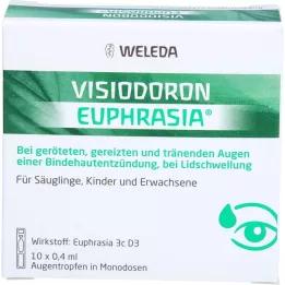 VISIODORON Oční kapky Euphrasia, 10x0,4 ml