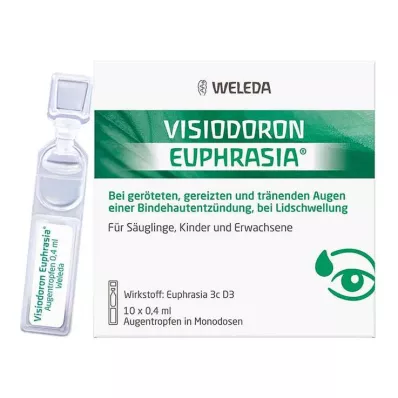 Visiodoron Euphrasia oční kapky v monodávkách, 10X0,4 ml