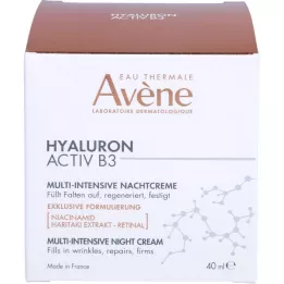 AVENE Hyaluron Activ B3 Multi-Intensive noční krém, 40 ml