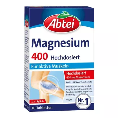 ABTEI Hořčík 400 vysokodávkovaných tablet, 30 ks