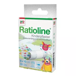RATIOLINE Dětská sádra, řezatelná 6 cmx1 m, 10 ks