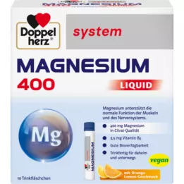 DOPPELHERZ Magnesium 400 Liquid system Trinkamp., 10 ks