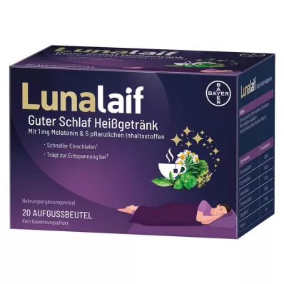 LUNALAIF Sáček s horkým nápojem Good Sleep, 20 ks