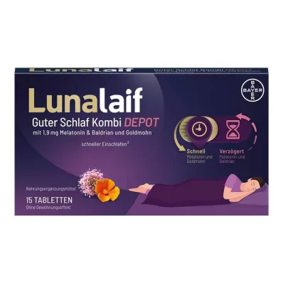 LUNALAIF Tablety Good Sleep Combi Depot, 15 ks