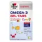 Doppelherz Omega-3 Gel-Tabs rodina Strawberry Citrus system, 60 ks