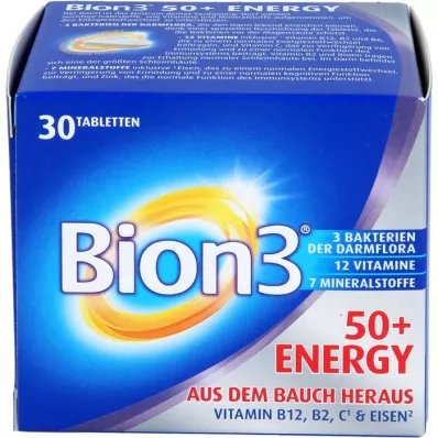 BION3 50+ energetické tablety, 30 ks