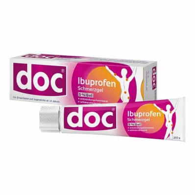 DOC IBUPROFEN Gel proti bolesti 5%, 200 g