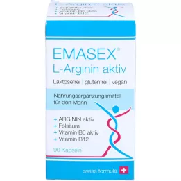 EMASEX L-Arginine Active Capsules, 90 kapslí