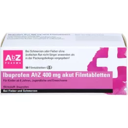 IBUPROFEN AbZ 400 mg akutní potahované tablety, 50 ks