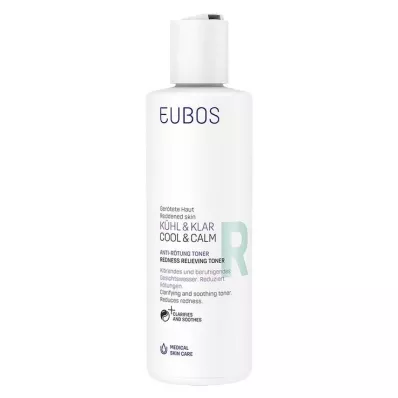 Eubos Cool &amp; Čirý toner proti zarudnutí, 200 ml