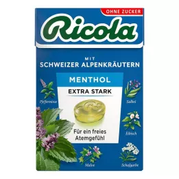 RICOLA o.Z.Box Mentolové bonbony extra silné, 50 g