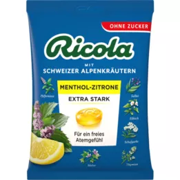 RICOLA o.Z.Beutel Menthol lemon extra silný Bon., 75 g