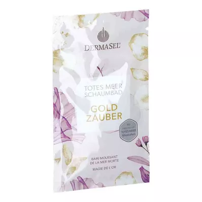 Dermasel bublinková koupel z Mrtvého moře Gold Magic (40 ml)