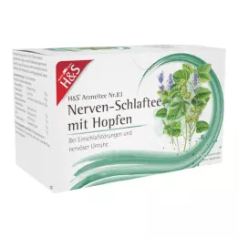 H&amp;S Nervový a spánkový čaj s chmelem Filtrační sáček, 20X1,5 g
