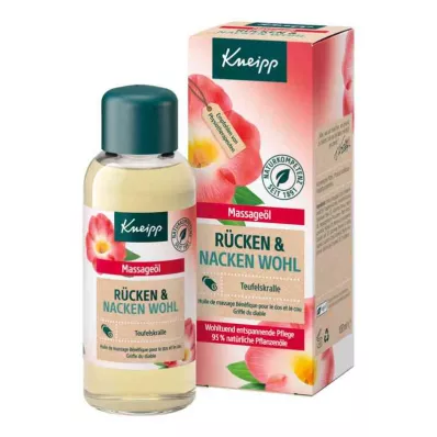Kneipp masážní olej na záda &amp; na zklidnění šíje (100 ml)