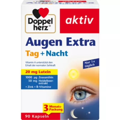 DOPPELHERZ Eyes Extra Day+Night Capsules, 90 kapslí